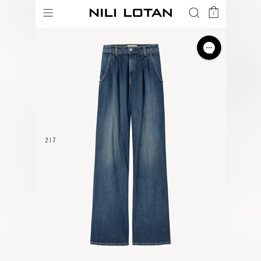 NWT- Nili Lotan Flora Jeans. Size 27!